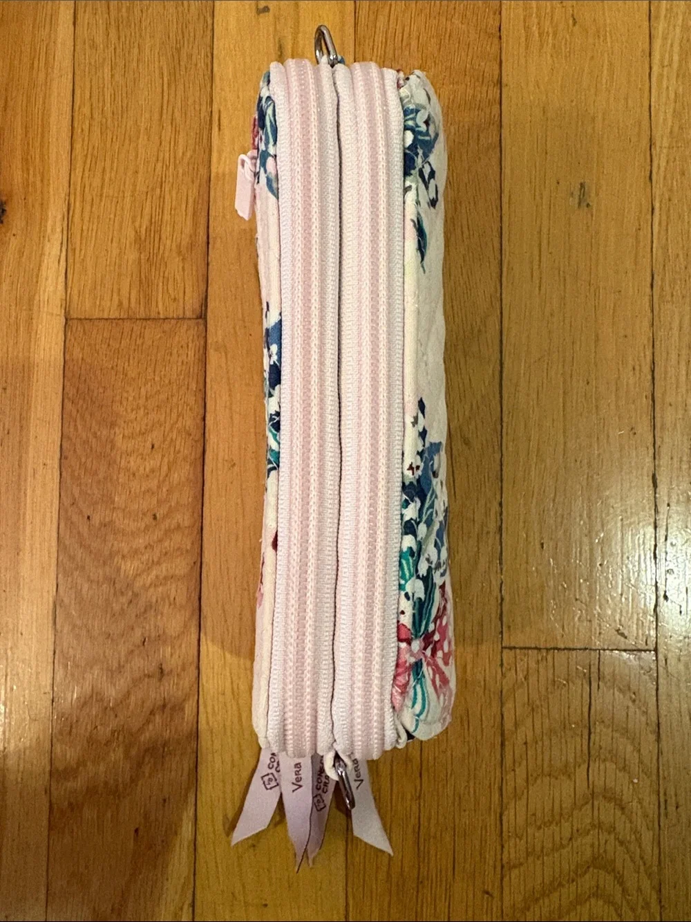 Vera Bradley All in One RFID Wallet Crossbody Wristlet Happiness Returns Pink